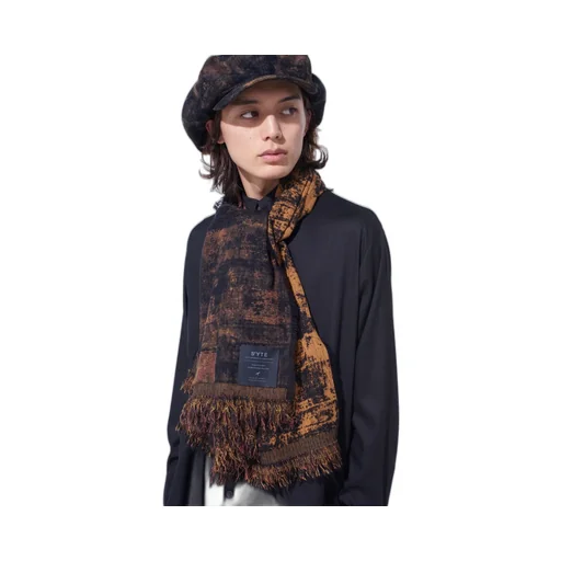 Check Jacquard Stole