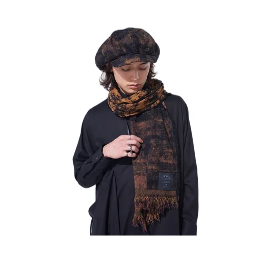 Check Jacquard Stole