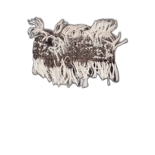 Patchwork Cut Jacquard Stole