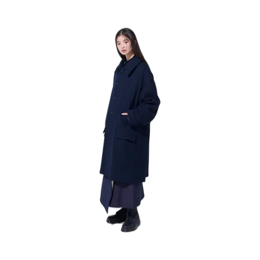 4/24 Kersey Oversized Stand Collar Coat