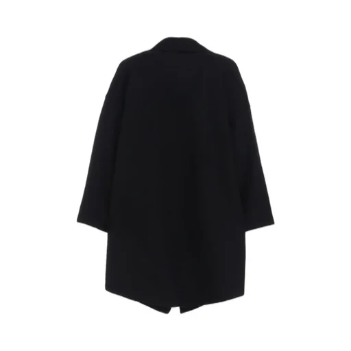 4/24 Kersey Frame Double Collar Drape Coat