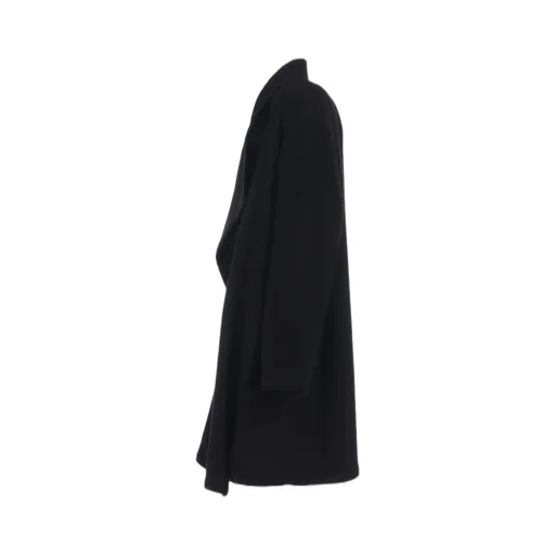 4/24 Kersey Frame Double Collar Drape Coat