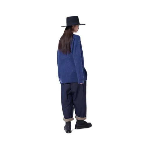 5G Brushed Mohair Pullover