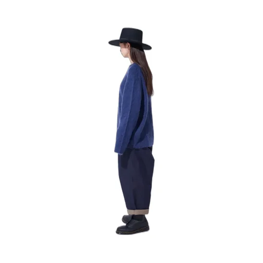 5G Brushed Mohair Pullover