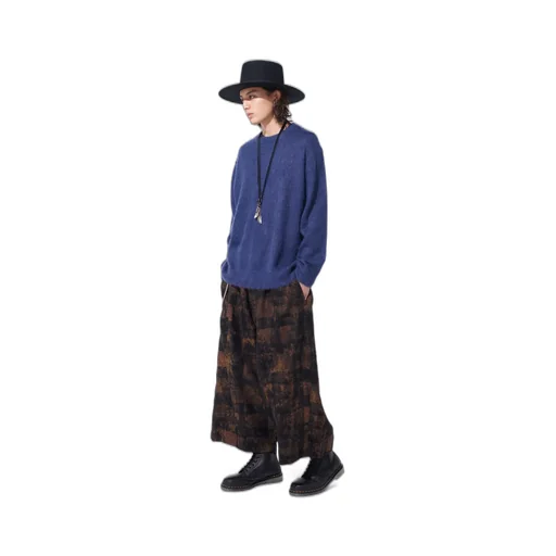 5G Brushed Mohair Pullover