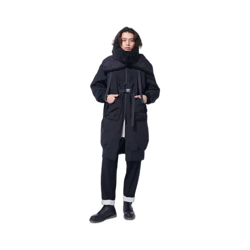 S'yte X Taion Reversible Quilted Down Scarf With Black Fleece Lining