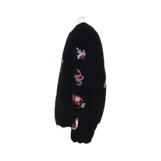 S'yte X Taion Embroidery Quilted Down Reversible Bomber Jacket