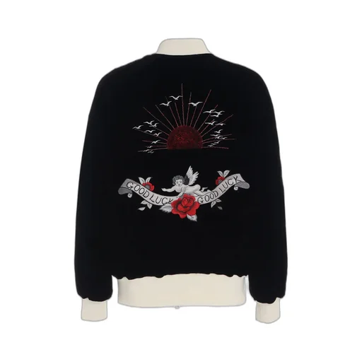 S'yte X Taion Embroidery Quilted Down Reversible Bomber Jacket
