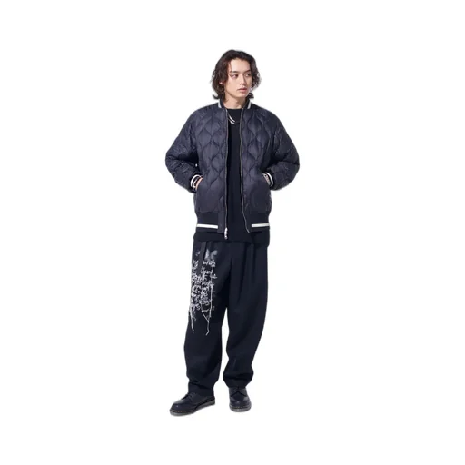 S'yte X Taion Embroidery Quilted Down Reversible Bomber Jacket