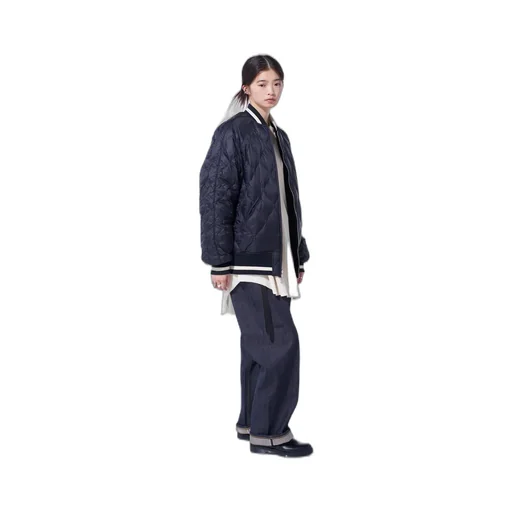 S'yte X Taion Embroidery Quilted Down Reversible Bomber Jacket