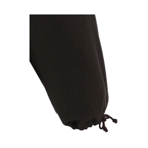 Striped Silk Angora Wool 2 Tuck Cargo Pants