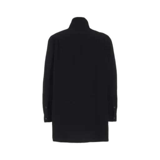 Cotton Linen Stand Collar Shirt