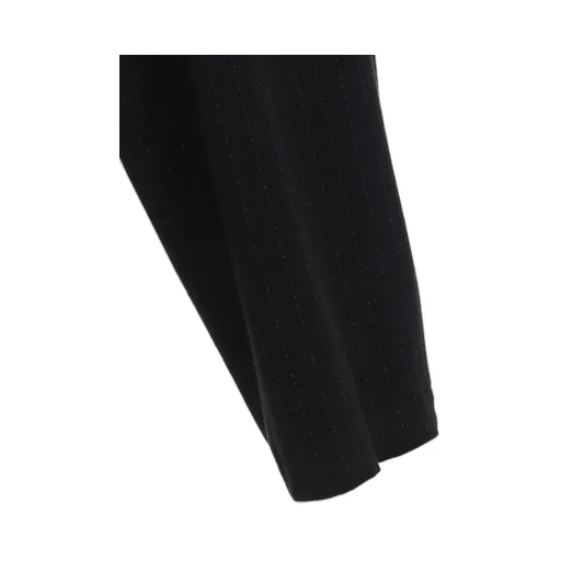 Striped Silk Angora Wool Tapered Pants