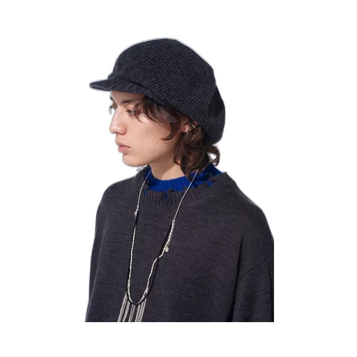 Wool Nylon Knit Casquette