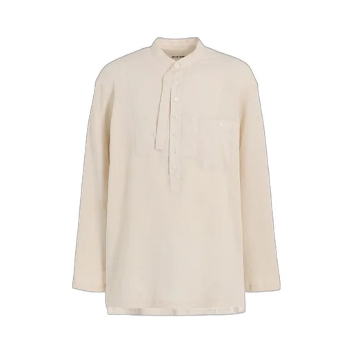 16/Thermal Waffle Combinaton Stand Collar T-Shirt