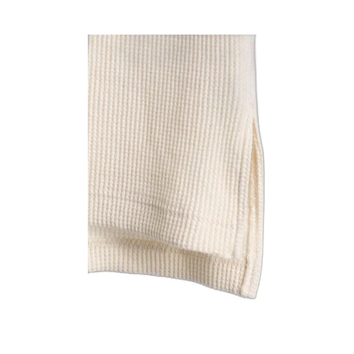16/Thermal Waffle Combinaton Stand Collar T-Shirt