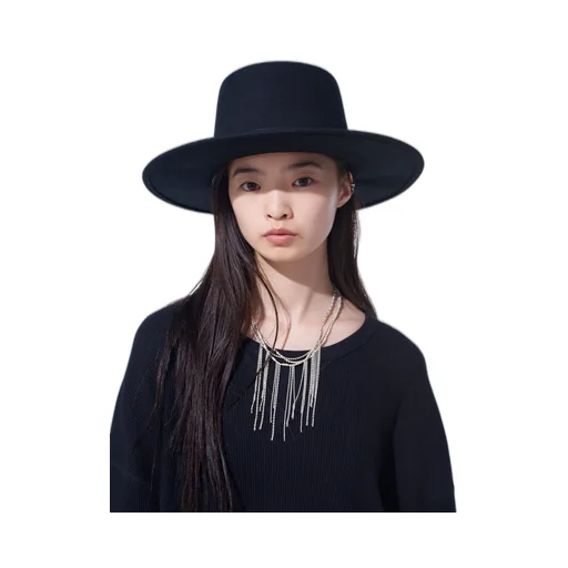 Wool Felt Wide Brim Hat