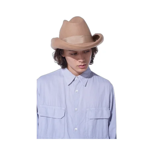 Wool Felt Rollable Brim Mountain Hat