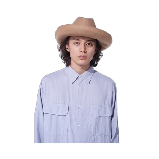 Wool Felt Rollable Brim Mountain Hat