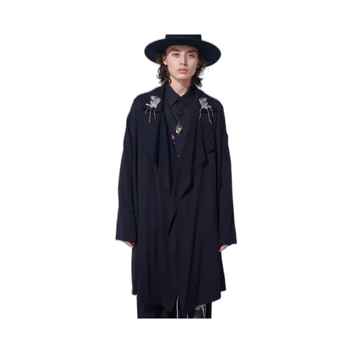 S'yte × Junji Ito -Uzumaki- Kirie Wearing Yohji Yamamoto Drape Coat