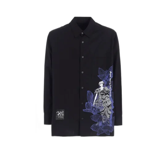 S'yte × Junji Ito -Uzumaki- Azami Wearing Yohji Yamamoto Printed Shirt