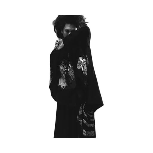 S'yte × Junji Ito -Uzumaki- Azami Wearing Yohji Yamamoto Printed Jacket