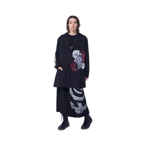 S'yte × Junji Ito -Uzumaki- Azami Wearing Yohji Yamamoto Printed Jacket