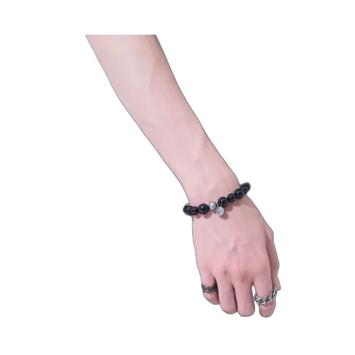 Onyx Bead Bracelet