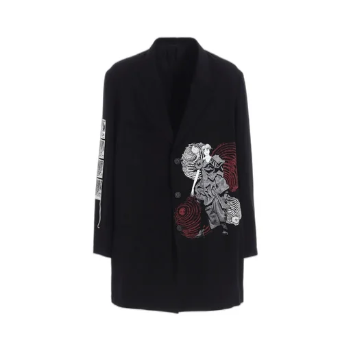 S'yte × Junji Ito -Uzumaki- Azami Wearing Yohji Yamamoto Printed Jacket