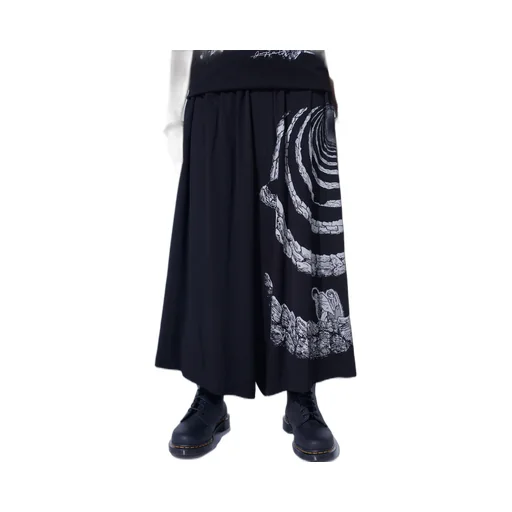 S'yte × Junji Ito -Uzumaki- The Spiral Printed Culotte Pants