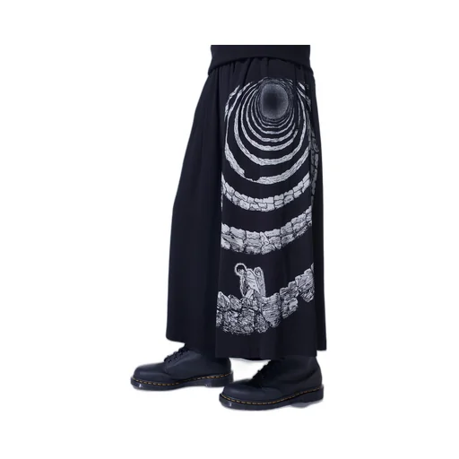 S'yte × Junji Ito -Uzumaki- The Spiral Printed Culotte Pants