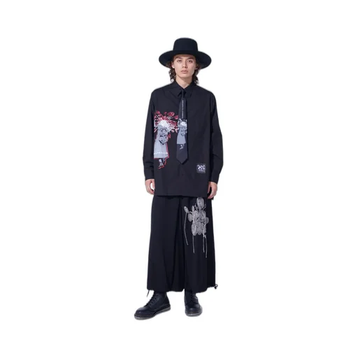 S'yte × Junji Ito -Uzumaki- Kirie Wearing Yohji Yamamoto Silk Tie