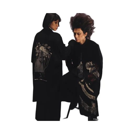 S'yte × Junji Ito -Uzumaki- Azami Wearing Yohji Yamamoto Silk Tie