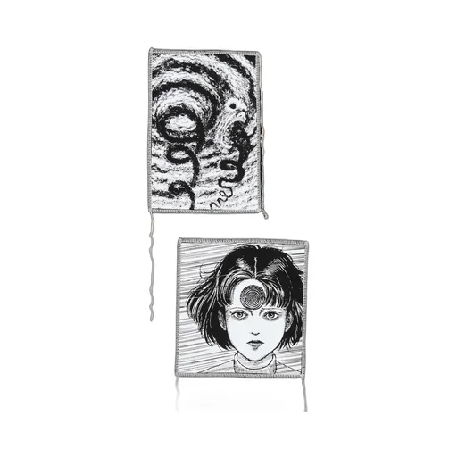 S'yte × Junji Ito -Uzumaki- Printed Patch Omnibus Long Shirt