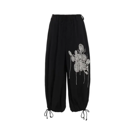 S'yte × Junji Ito -Uzumaki- Uzumaki Motif Embroidery Hakama Balloon Pants