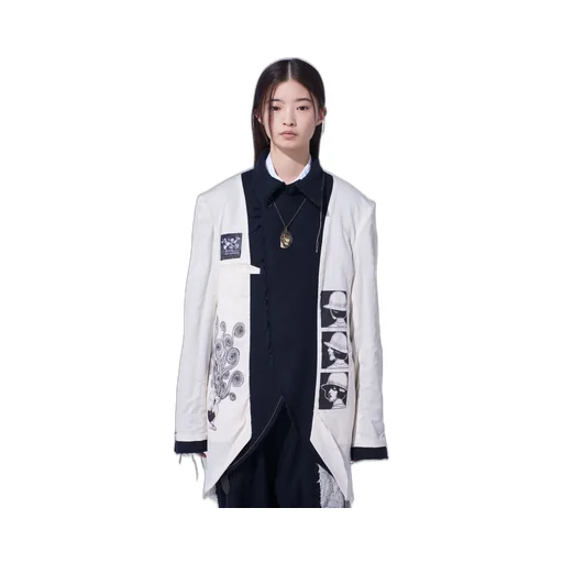 S'yte × Junji Ito -Uzumaki- Kirie And Azami Printed Reversible Jacket