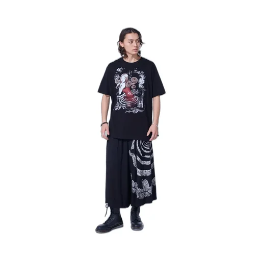 S'yte × Junji Ito -Uzumaki- Kirie’S Spiral Dress Graphic T-Shirt