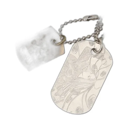 S'yte × Junji Ito -Uzumaki- Kirie Wearing Yohji Yamamoto Dog Tag Necklace