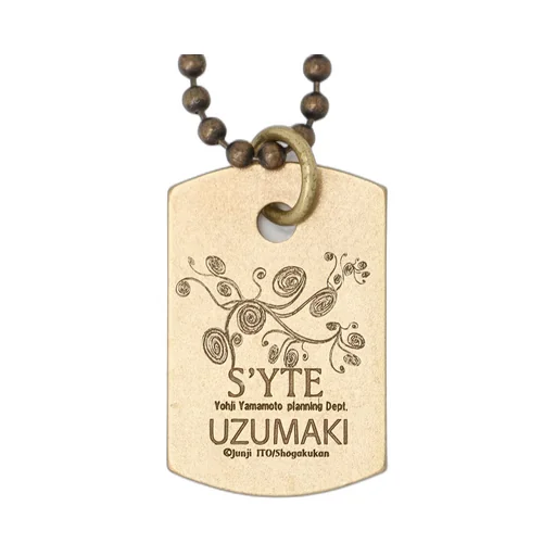 S'yte × Junji Ito -Uzumaki- Flower And Kirie Cameo Necklace