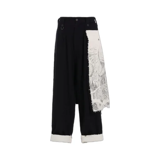S'yte × Junji Ito -Uzumaki- Kirie Printed Wrap Skirt Pants