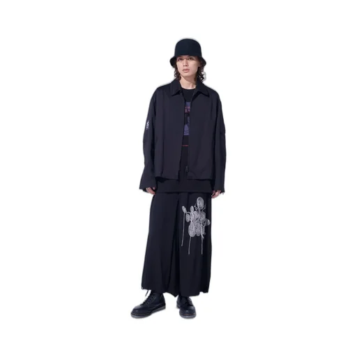 S'yte × Junji Ito -Uzumaki- Kirie Embroidery Zipper Blouson