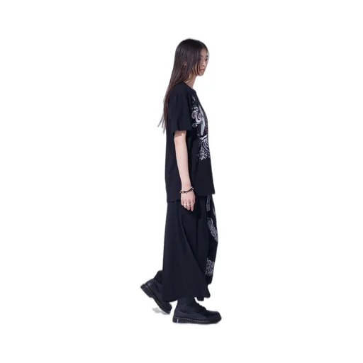S'yte × Junji Ito -Uzumaki- Kirie’S Spiral Dress Graphic T-Shirt