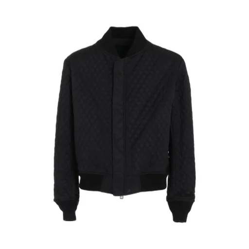 Nylon Twill Reversible Bomber Jacket