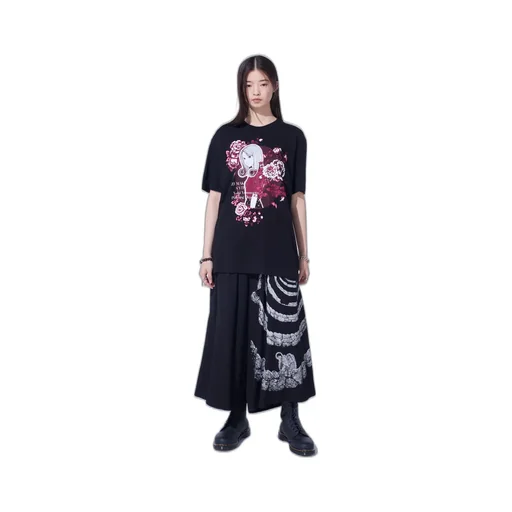 S'yte × Junji Ito -Uzumaki- Flower And Kirie Graphic T-Shirt