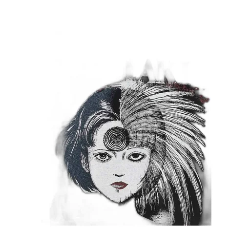 S'yte × Junji Ito -Uzumaki- Azami Collage Graphic T-Shirt