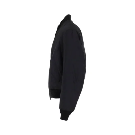 Nylon Twill Reversible Bomber Jacket