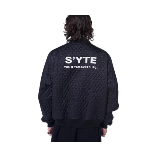 Nylon Twill Reversible Bomber Jacket