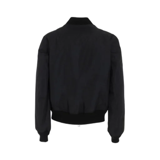 Nylon Twill Reversible Bomber Jacket