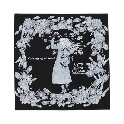 S'yte × Junji Ito -Uzumaki- Kirie Wearing Yohji Yamamoto Scarf