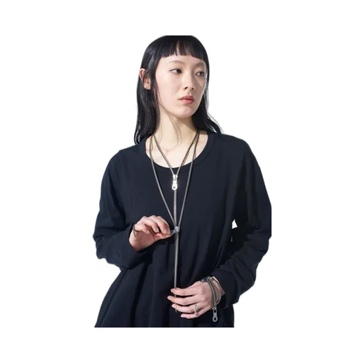 Layered Zipper Necklace